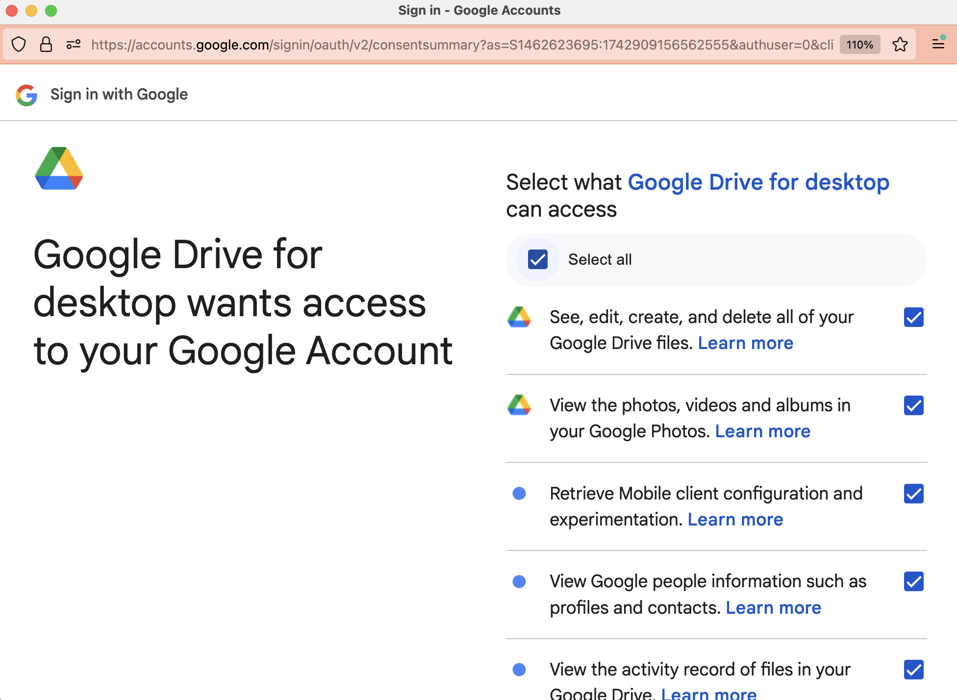 Access Drive - Step 2